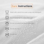 Waterproof Terry Towel Mattress Protector - Double Size