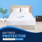 Waterproof Double Mattress Protector - Soft & Hypoallergenic
