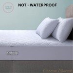 Quilted Double Bed Mattress Protector - Anti Allergy