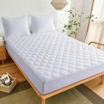Quilted Double Mattress Protector – Soft & Anti-Allergenic