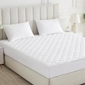 Double Extra Deep Quilted Mattress Protector 30 Cm