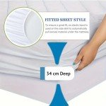 Extra Deep Waterproof Double Mattress Protector Topper
