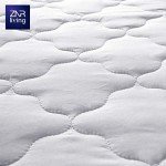 Triple Quilted King Mattress Protector with Deep Skirt
