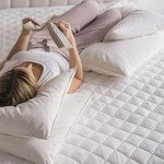 Quilted Mattress Protector for Bunk Beds - White