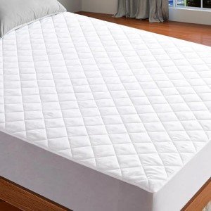 Sunshine Comforts Quilted Mattress Protector for Single Beds