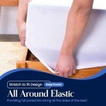 Waterproof Single Mattress Protector - Soft & Hypoallergenic