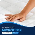 Sunshine Comforts Quilted Mattress Protector for Single Beds
