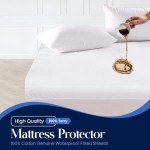 Waterproof Single Mattress Protector - Soft & Hypoallergenic