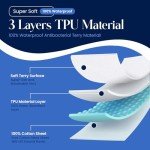Waterproof Single Mattress Protector - Soft & Hypoallergenic
