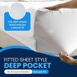 Sunshine Comforts Quilted Mattress Protector for Single Beds