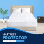 Sunshine Comforts Quilted Mattress Protector for Single Beds
