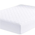 Single Size Quilt Mattress Protector - Hypoallergenic, Breathable