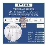 Zippered Waterproof Anti-Bug Mattress Protector Cover