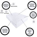 Extra Deep Hotel Quality Mattress Protector - White