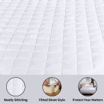 Extra Deep Hotel Quality Mattress Protector - White