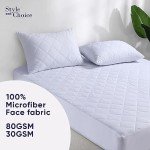 Quilted Fitted Mattress Protector for Bunk Beds