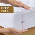 Quilted Double Mattress Protector with Deep Pockets
