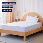 Bamboo Waterproof Double Mattress Protector - 40cm Deep