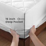 Bedorzo® Double Bed Waterproof Mattress Protector 40 CM