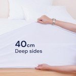Extra Deep Quilted Mattress Protector for Double Bed
