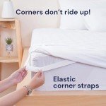 Extra Deep Quilted Mattress Protector for Double Bed