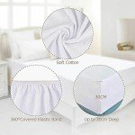 Waterproof Terry Mattress Protector for Double Beds