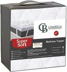 Casabella 4-Inch Soft Hypoallergenic Mattress Topper