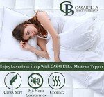Casabella 4-Inch Soft Hypoallergenic Mattress Topper