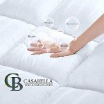 Casabella 4-Inch Soft Hypoallergenic Mattress Topper