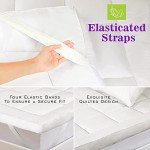Fluffy 4-Inch Microfiber Mattress Topper for Singles