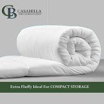 Casabella 4-Inch Soft Hypoallergenic Mattress Topper