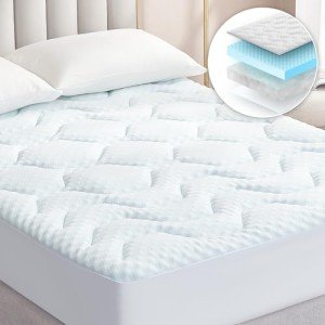 Eheyciga Gel Memory Foam Mattress Topper Single