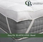 Casabella 4-Inch Soft Hypoallergenic Mattress Topper