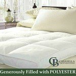 Casabella 4-Inch Soft Hypoallergenic Mattress Topper