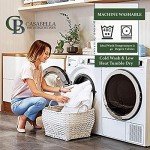 Casabella 4-Inch Soft Hypoallergenic Mattress Topper