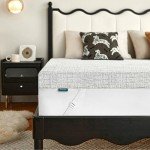 Thick Cooling Memory Foam Mattress Topper for Singles