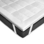 5cm Thick Microfiber Mattress Topper for Single Beds