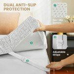 Thick Cooling Memory Foam Mattress Topper for Singles