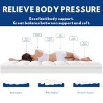Comfortable Single Mattress Topper with Elastic Straps