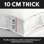 Comfortable Quilted Mattress Topper for Bunk Beds