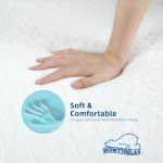 Cooling Memory Foam Mattress Topper for Bunk Beds