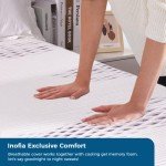 Inofia Gel Memory Foam Mattress Topper for Twin