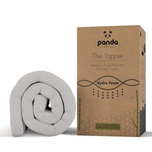 Panda Bamboo Memory Foam Mattress Topper - Single