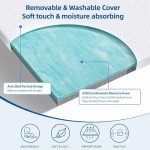 Cooling Memory Foam Mattress Topper for Bunk Beds