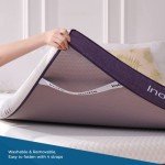 Inofia Gel Memory Foam Mattress Topper for Twin