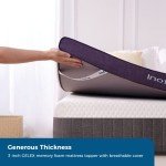 Inofia Gel Memory Foam Mattress Topper for Twin