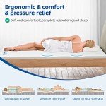 Cooling Memory Foam Mattress Topper for Bunk Beds