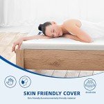 Cooling Memory Foam Mattress Topper for Bunk Beds