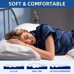 Memory Foam Mattress Topper with Washable Cover
