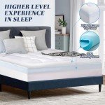ELEMUSE Memory Foam Mattress Topper for Comfort